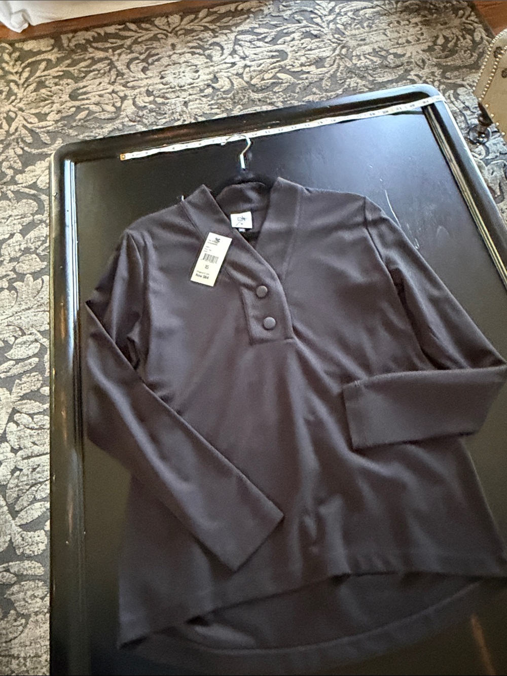 Cabi ritzy too Button-Placket Long Sleeve Top